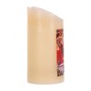 Kurt Adler 7-Inch Battery-Operated Fiberoptic LED Santa Wax Candle - 2 of 4