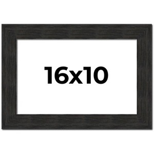 PosterPalooza | Contemporary Black Picture Frame - UV Acrylic, Backing Board, Hanging Hardware Included - 1 of 4