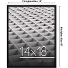 Americanflat 14x18 Picture Frame with Polished Plexiglass, Streamline Collection, Thin Border Picture Frame for Wall Display, , Black - 2 of 4