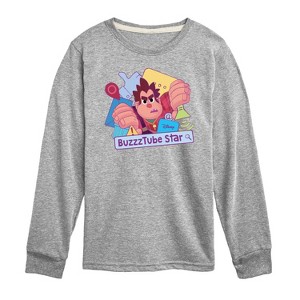 Boys' - Disney - BuzzTube Star Long Sleeve Graphic T-Shirt - 1 of 3