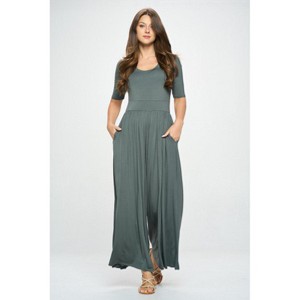 WEST K Women's Jana Short Sleeve Knit Jumpsuit - 1 of 3