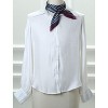 INSPIRE CHIC Women's Stripe Print Square Neckerchief Headband 27.56*27.56 inches(L*W) - 2 of 4