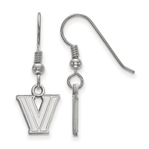 Black Bow Jewelry Sterling Silver Villanova Wildcats NCAA Dangle Earrings - 1 of 3