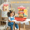 Whisen 3 in 1 Kids Kitchen Playset, Foldable Play Kitchen Set Converted into Travel Luggage, Gift for Toddlers 3-6 Years Old - Multicolor - 3 of 4