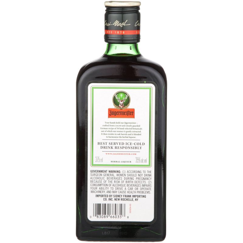 Jagermeister Liqueur - 375ml Bottle, 3 of 4