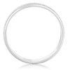 Pompeii3 Platinum 7mm Flat Comfort Fit Brushed Wedding Band Mens Ring - 3 of 4