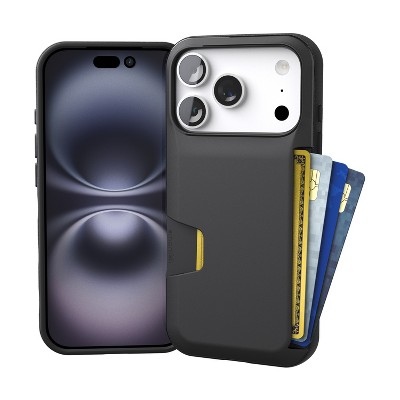 Smartish iPhone 17 Wallet Case - Wallet Slayer Vol 1 - Slim Grip Card Holder Cover