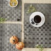 DII Basketweave PVC Placemat Set 4 Piece, Gray, 17.4x11.9" - 3 of 4