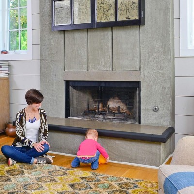 Cardinal Gates Kepk Large Hearth Pad Kit - Fireplace Baby Proofing -  Adhesive Backed Fireplace Bumpers For Babies : Target