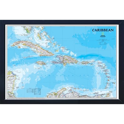 National Geographic Magnetic Travel Map - Caribbean Classic