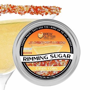 Brew Glitter Colorful Cocktail Rimming Glitter Sugar Series (1x 4oz Tin) - 1 of 4