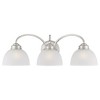 Livex Lighting Somerset 3 - Light Vanity in  Brushed Nickel - 4 of 4