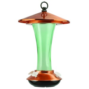 Woodlink Audubon Mid-Century Coppertop Hummingbird Feeder With Hidden Ant Moat - 16 Oz - 1 of 1