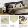 HOMLUX 2PCS Nightstand Sofa End Table Bedside Table with Bin Drawer & Open Shelf - 4 of 4