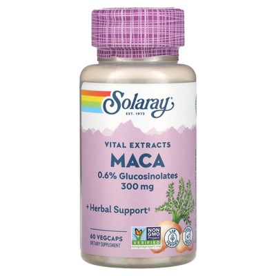 Solaray Vital Extracts, Maca, 60 VegCaps