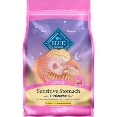 Blue Buffalo Sensitive Stomach Chicken Brown Rice Recipe Adult Premium Dry Cat Food 2lbs