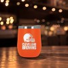 NFL Cleveland Browns 10oz Team-Colored Wine Tumbler - 3 of 3