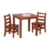 ECR4Kids 24in x 24in Hardwood Table and Chair Set, 12in Seat Height - 4 of 4