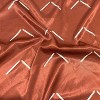 Sweet Jojo Designs Boy or Girl Unisex Satin Fitted Crib Sheet Diamond Tuft Orange and Ivory - 2 of 4