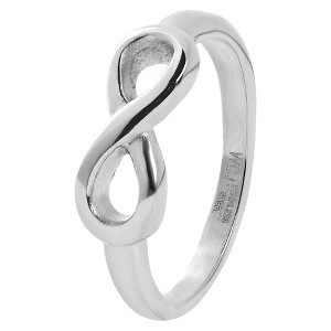 West Coast Jewelry Stainless Steel Infinity Band Ring (5), Women