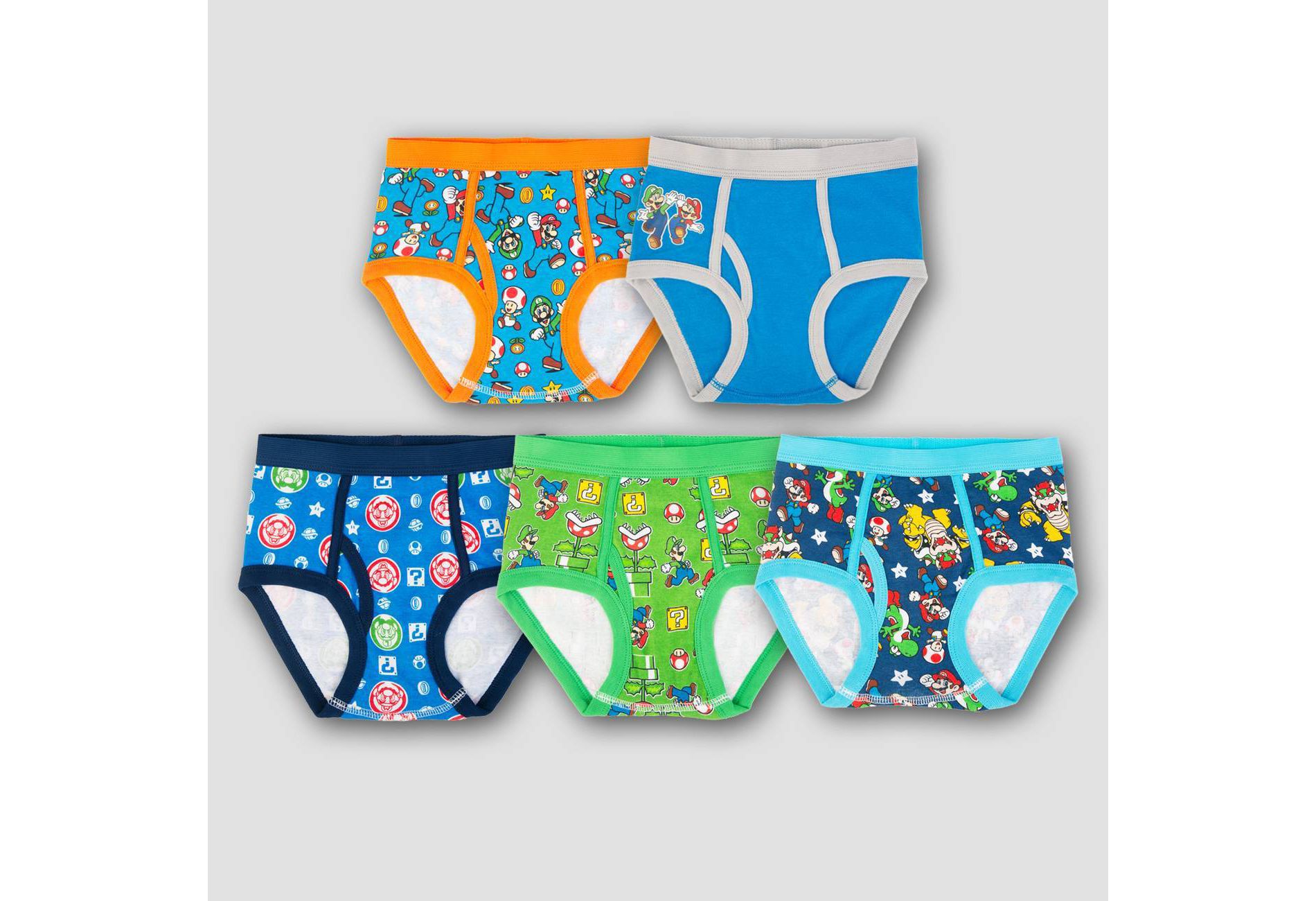 Boys' Mario 5pk Underwear