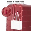 MOONMISS 20"/24"/28" 3 pcs/set in ABS Spinner Wheel Luggage, Matching Color , With Combination Lock for tourist - 4 of 4