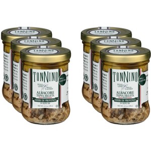 Tonnino Albacore Tuna Fillet with Herbs De Provence in Olive Oil - Case of 6 - 6.3 oz - 1 of 2