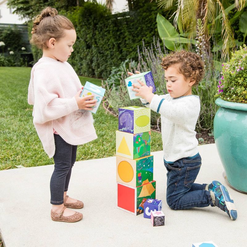 Educational Insights Bright Basics Nest &#38; Stack Cubes, 4 of 7