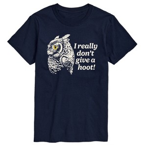 Men's - Instant Message - Dont Give A Hoot Short Sleeve Graphic T-Shirt - 1 of 4