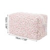 Unique Bargains Women Portable Little Flower Pattern Makeup Bag 1 Pc - 3 of 3
