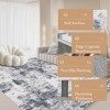 coucheta Machine Washable Area Rugs, Modern Abstract Soft Low Pile Non-Slip Stain Resistant Accent Carpet, for Living Room, Bedroom, Dining Room - 2 of 4