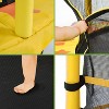 Belatt 55" Toddler Trampoline with Safety Enclosure Net and Balls | Indoor/Outdoor Mini Trampoline for Kids | Fun, Safe, Durable - 2 of 4