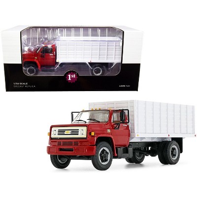 Chevrolet C65 Grain Truck Red and White 1/34 Diecast Model by First Gear