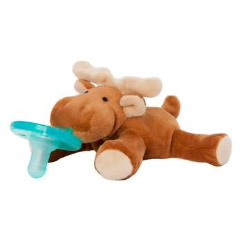 WUBBANUB Pacifier Brown Puppy Plush Toy - WN22294 for sale online