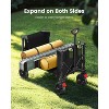 Outdoor trolley, Wagons Carts Foldable, 220 lbs Max Load and Expandable Storage Space, Wheels for Groceries, Shopping, Sport, Beach,Garden and Camping - 4 of 4