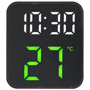 REGALWOVEN  Digital Corded Electric Plastic Dimmable Alarm Clock 3.9"L x 1.6"W x 4.3"H 1 Pc - 1 of 4