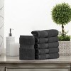 Luxury Cotton Heavyweight Ultra-Plush 6 Piece Towel Set by Blue Nile Mills - 2 of 4
