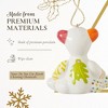 Kit Kemp by Spode Willow Bear Patchwork Christmas Bauble, Handcrafted Porcelain Festive Keepsake, Personalized Holiday Collectible Ornament - 4 of 4