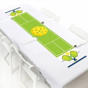 Big Dot of Happiness Let’s Rally - Pickleball - Petite Birthday or Retirement Party Paper Table Runner - 12 x 60 inches - 1 of 4