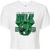 Women's - Marvel - Hulk Collegiate Cropped Graphic T-Shirt - 2 of 4