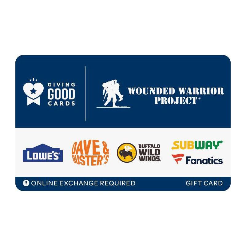 Wounded Warrior Gift Card (Email Delivery), 1 of 2