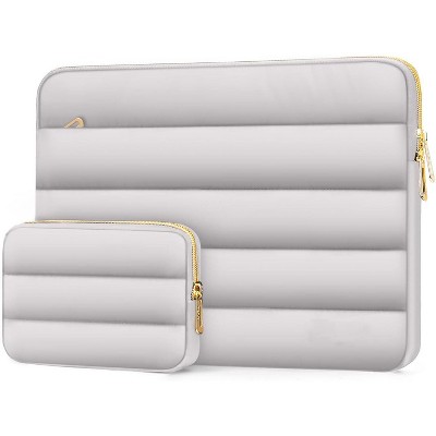 Hachikiko 13-14 Inch Laptop Sleeve, Puffy Protective Case for MacBook Air 13 13.6 (M3/M2/M1) | MacBook Pro 13 14 (M4/M3/M2) | HP Dell Surface