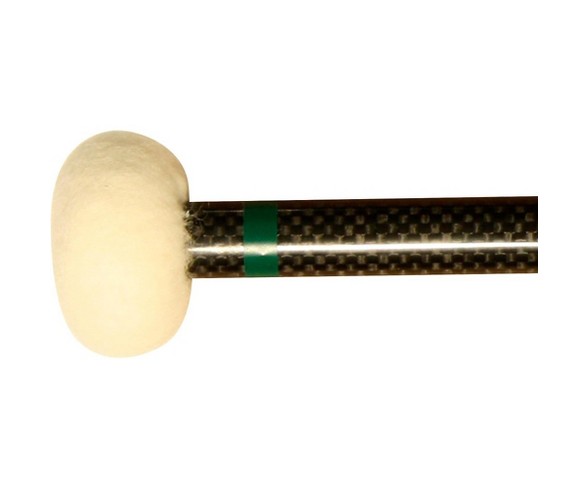 Black Swamp Percussion CF2 Carbon Fiber Timpani Mallets Medium Hard (Green)