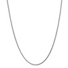 Black Bow Jewelry 1.8mm, 14k White Gold, Diamond Cut Solid Spiga Chain Necklace - 3 of 4