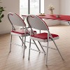 Folding Chairs, Portable Metal Chairs with Cushions and Non-Slip Feet Pads for Home and Office, Indoor and Outdoor Events - 4 of 4