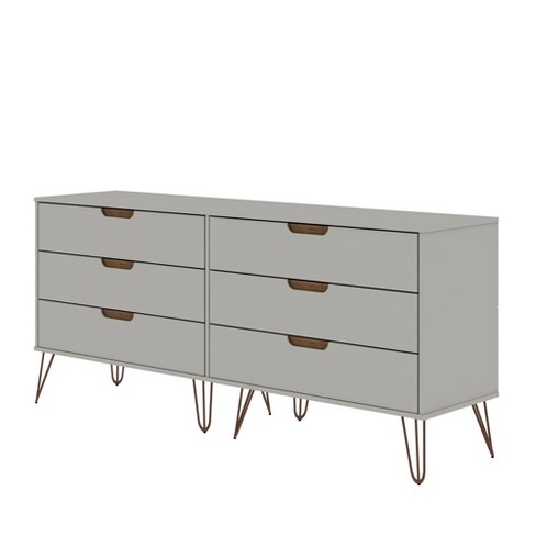 Off white deals 6 drawer dresser