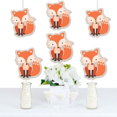 Big Dot of Happiness Fox - Decorations DIY Baby Shower or Birthday Party Essentials - Set of 20