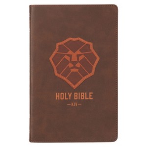 KJV Kids Bible, 40 Pages Full Color Study Helps, Presentation Page, Ribbon Marker, Holy Bible for Children Ages 8-12, Lion Emblem Faux Leather - 1 of 1