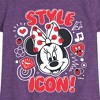 Girls' - Disney - Style Icon Minnie Fitted Short Sleeve Graphic T-Shirt - 2 of 4