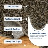 Washable Braided Area Rug – Scalloped Printed Design, Soft Non-Slip Carpet, Low Pile for Living Room, Nursery, Playroom - 4 of 4